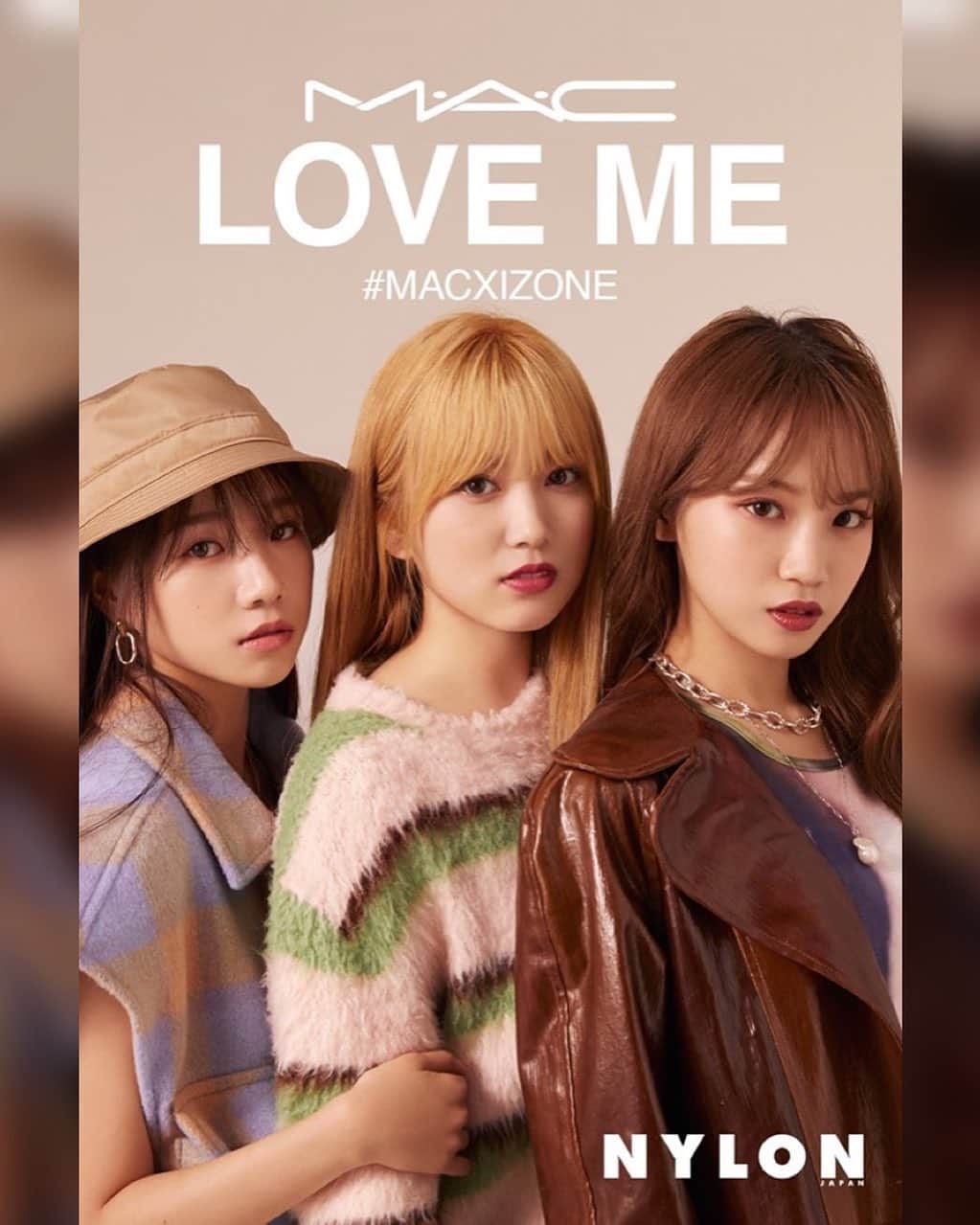 のインスタグラム：「… #hkt48 #IZONE #아이즈원 #アイズワン #nako #矢吹奈子 #야부키나코 #なこ #yuri #조유리 #ユリ #chaewon #김채원 #チェウォン #MAC #NYLONJAPAN #MACXIZONE」