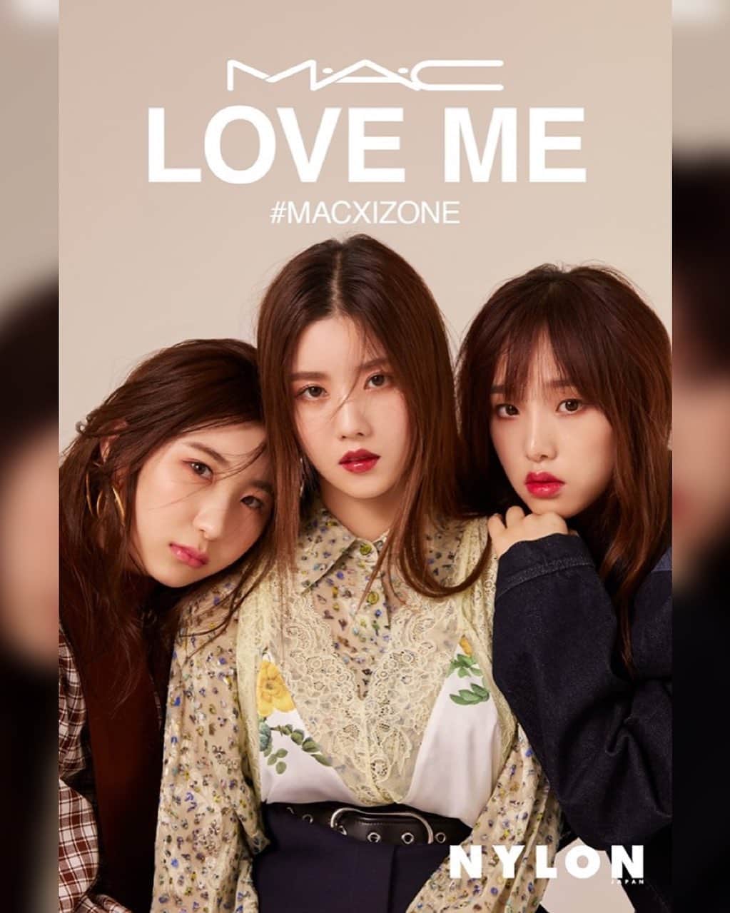 のインスタグラム：「… #IZONE #아이즈원 #アイズワン #eunbi #권은비 #ウンビ #chaeyeon #이채연 #チェヨン #yena #최예나 #イェナ #MAC #NYLONJAPAN #MACXIZONE」