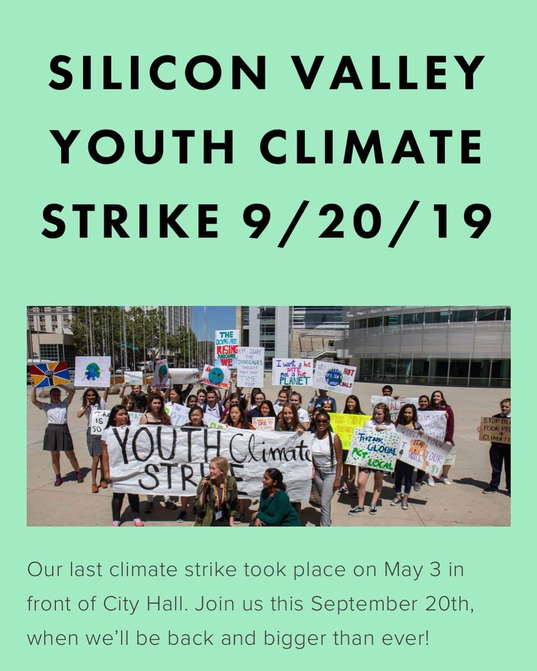 OLIVIAのインスタグラム：「Atlas and I are going to the youth climate strike here in the Silicon Valley- San Jose this Friday. Please come join us!!! https://www.svyouthclimatestrike.org #climatestrike #youthclimatestrike」