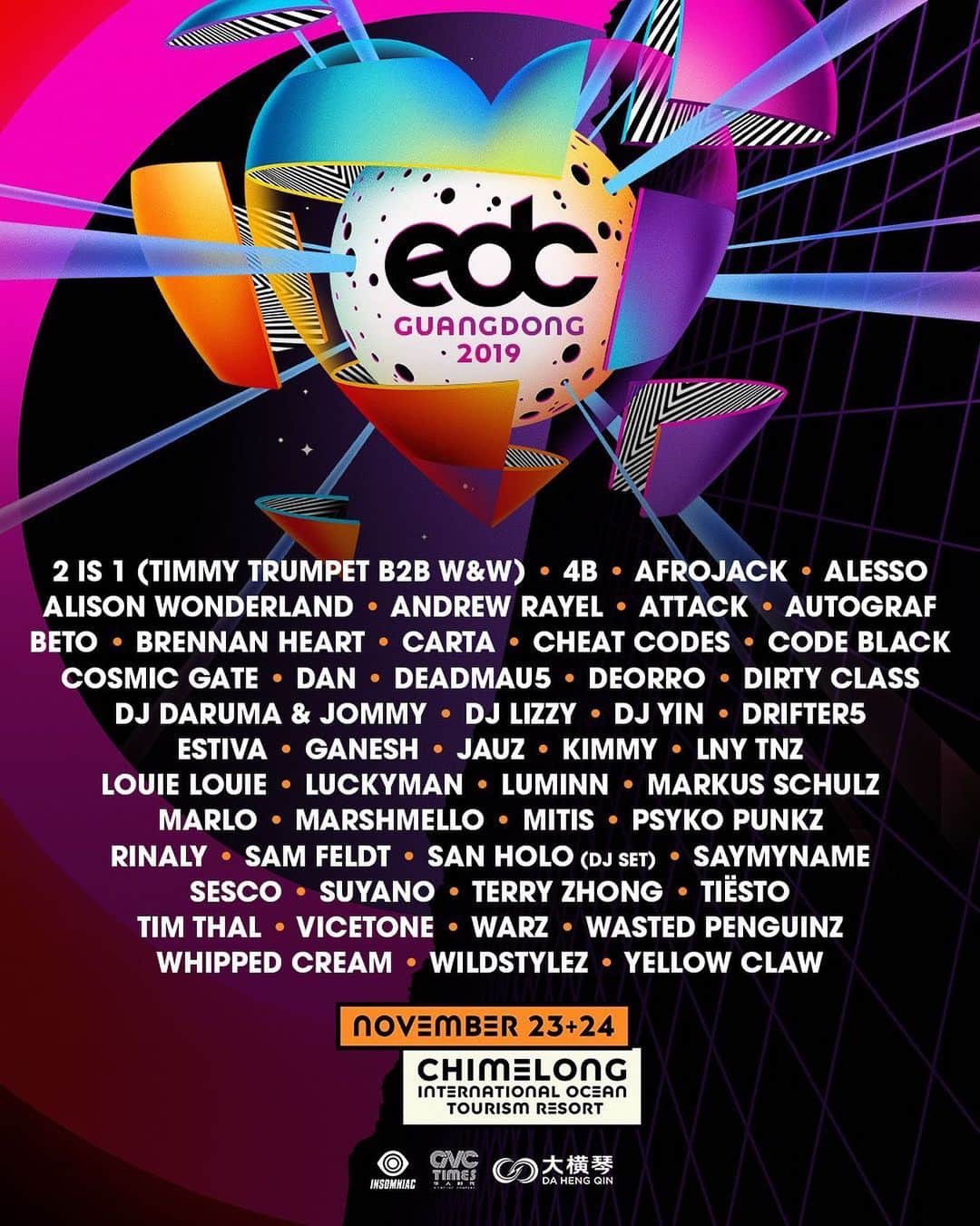 DJ DARUMAのインスタグラム：「🇨🇳❤️ @EDC__China」