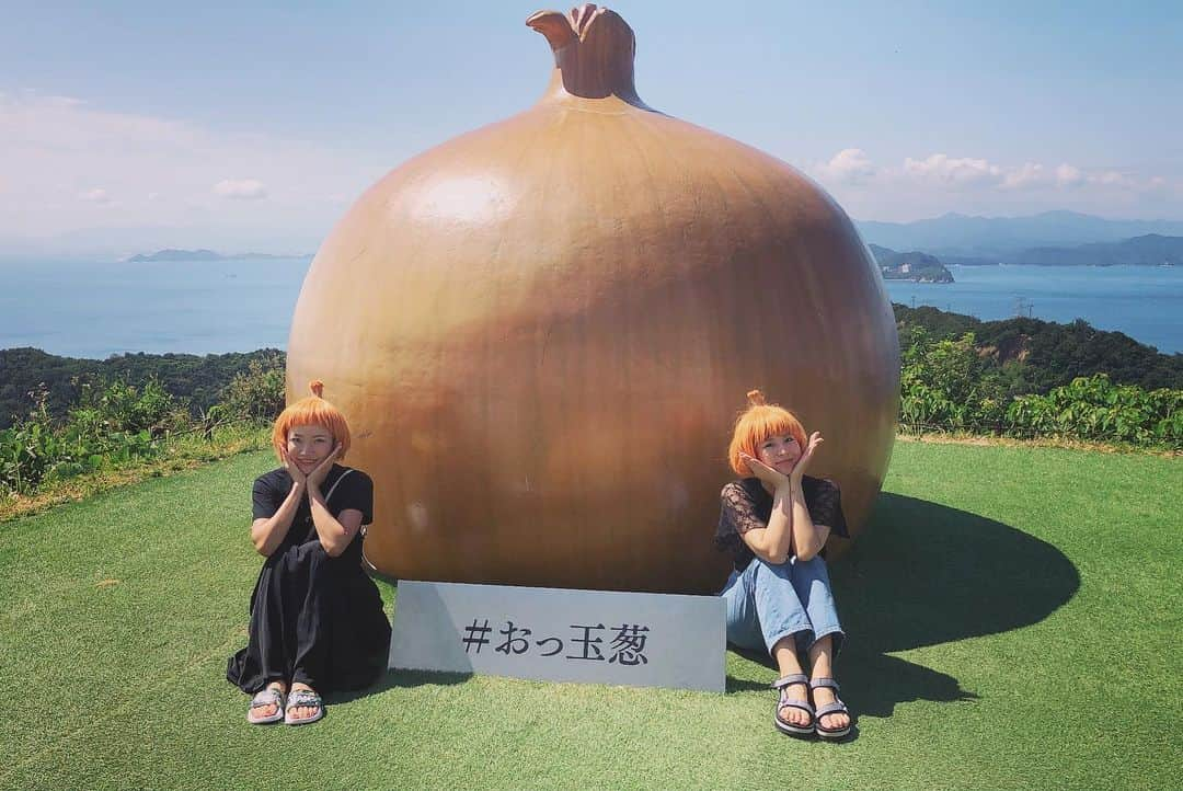 森園れんのインスタグラム：「#おっ玉葱 #たまねぎ #淡路島 #awaji #onion #」