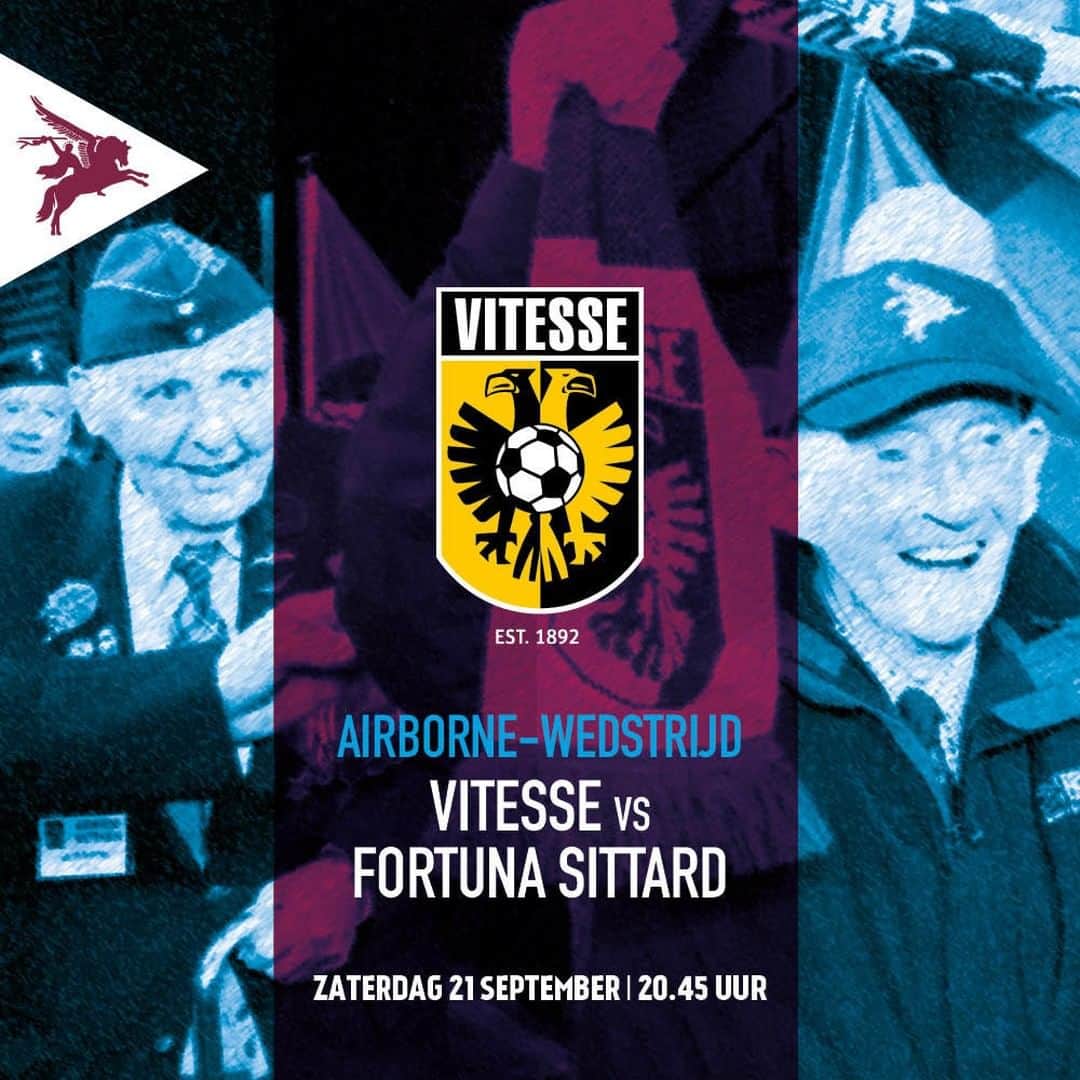 フィテッセさんのインスタグラム写真 - (フィテッセInstagram)「Nog 3⃣ dagen tot de Airborne-wedstrijd ⠀⠀⠀⠀⠀⠀⠀⠀⠀ ⠀⠀⠀⠀⠀⠀⠀⠀⠀ ⠀⠀⠀⠀⠀⠀⠀⠀⠀ ❗Kom op tijd naar GelreDome, want de aanwezige veteranen zijn om 20.25 uur in het stadion. ⠀⠀⠀⠀⠀⠀⠀⠀⠀ ⠀⠀⠀⠀⠀⠀⠀⠀⠀ ⠀⠀⠀⠀⠀⠀⠀⠀⠀ Ben jij er ook bij? ⠀⠀⠀⠀⠀⠀⠀⠀⠀ ⠀⠀⠀⠀⠀⠀⠀⠀⠀ ⠀⠀⠀⠀⠀⠀⠀⠀⠀ ℹ Vitesse.nl/airborne  #Vitesse #Airborne #Lestweforget #vitfor」9月19日 2時44分 - mijnvitesse