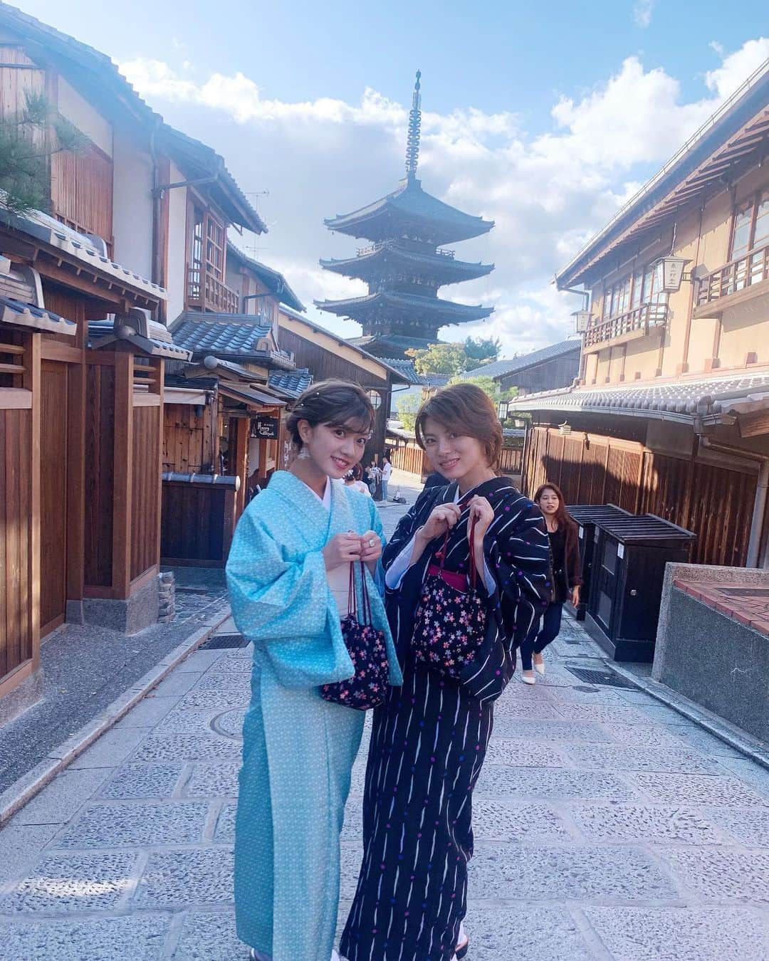 中山星香さんのインスタグラム写真 - (中山星香Instagram)「京都旅行に来ています🏯🍡 #京都 #浴衣 #八坂庚申堂  #二寧坂 #おにくのおすし #牛鮮丼」9月18日 18時16分 - seika0705n