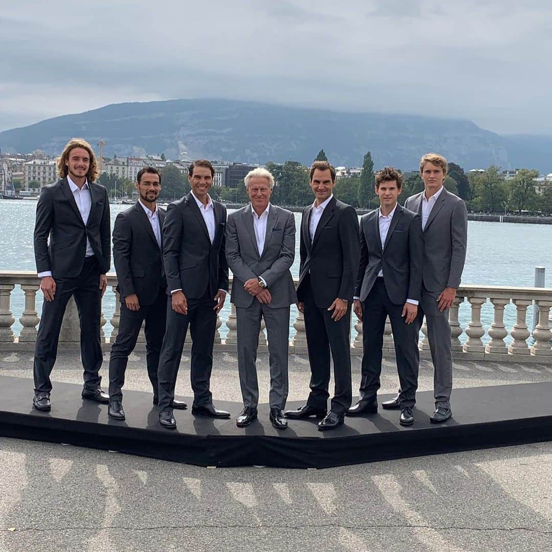 ラファエル・ナダルさんのインスタグラム写真 - (ラファエル・ナダルInstagram)「TEAM EUROPE 🔵🔵🔵!💪🏼@LaverCup」9月18日 19時08分 - rafaelnadal