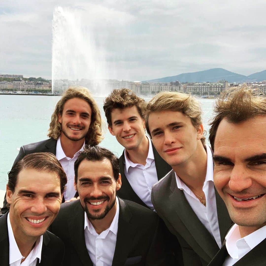 ロジャー・フェデラーのインスタグラム：「LC 2019 🇪🇺🎾#teameurope」
