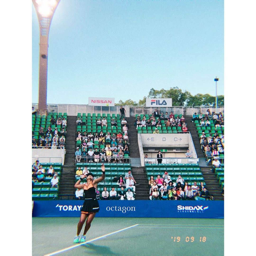 猪鼻ちひろさんのインスタグラム写真 - (猪鼻ちひろInstagram)「大坂なおみ選手🎾 勝ったね！生で試合観戦できてとっても嬉しい☺️❣️ #大坂なおみ #大坂なおみ選手 #おめでとうございます #テニス観戦 #torayppo2019 #テニスしたい欲ふつふつと」9月18日 19時41分 - inohanachihiro