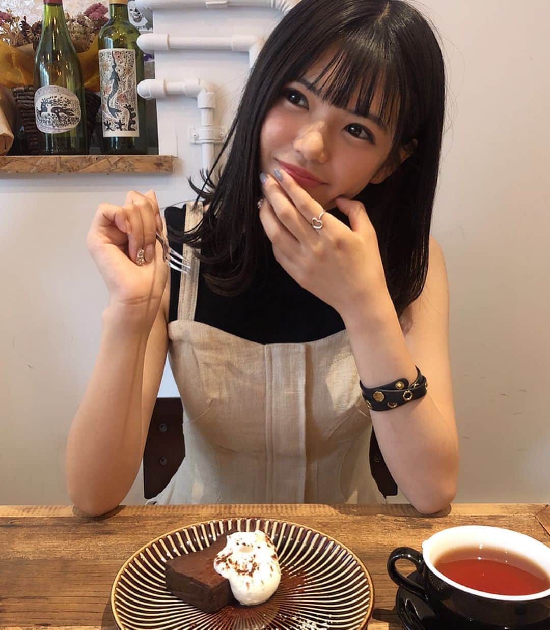 望月朱音  さんのインスタグラム写真 - (望月朱音  Instagram)「お腹すいた﻿ ﻿ 嘘だけど﻿ ﻿ #日本 #日本人 ﻿ #くまがきになる #ぴえんだよ ﻿ #スナイデル #snidel」9月18日 21時01分 - motizuki_akane
