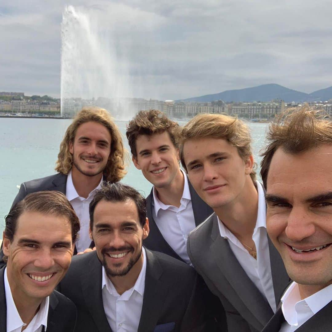 ドミニク・ティエムさんのインスタグラム写真 - (ドミニク・ティエムInstagram)「Team Europe 🇪🇺 is ready 🎾💫 #lavercup #geneva #teameurope」9月18日 21時10分 - domithiem