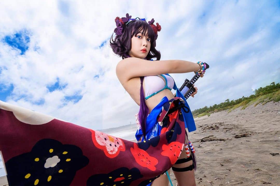 西井綾音のインスタグラム：「. . Fate / Grand Order  水着剣豪七色勝負 🐙 葛飾北斎 🐙 . . 「──『諸国瀧廻り』！！」 . . . . Please follow me 💓💓 . . . . . . . . . #西井綾音 #葛飾北斎 #fategrandorder #コスプレ #コスプレイヤー  #水着 #アニメ好きな人と繋がりたい #fgoコスプレ #FGO #katsushikahokusai #fgocosplay  #cosplay  #cosplaygirl #cosplayer  #pokemon #idol #animecosplay #kawaii #kawaiigirl  #coser #japanesegirl #model #anime  #lfl #likeforfollow #l4l #角色扮演  #粉我 #动漫 #코스프레」