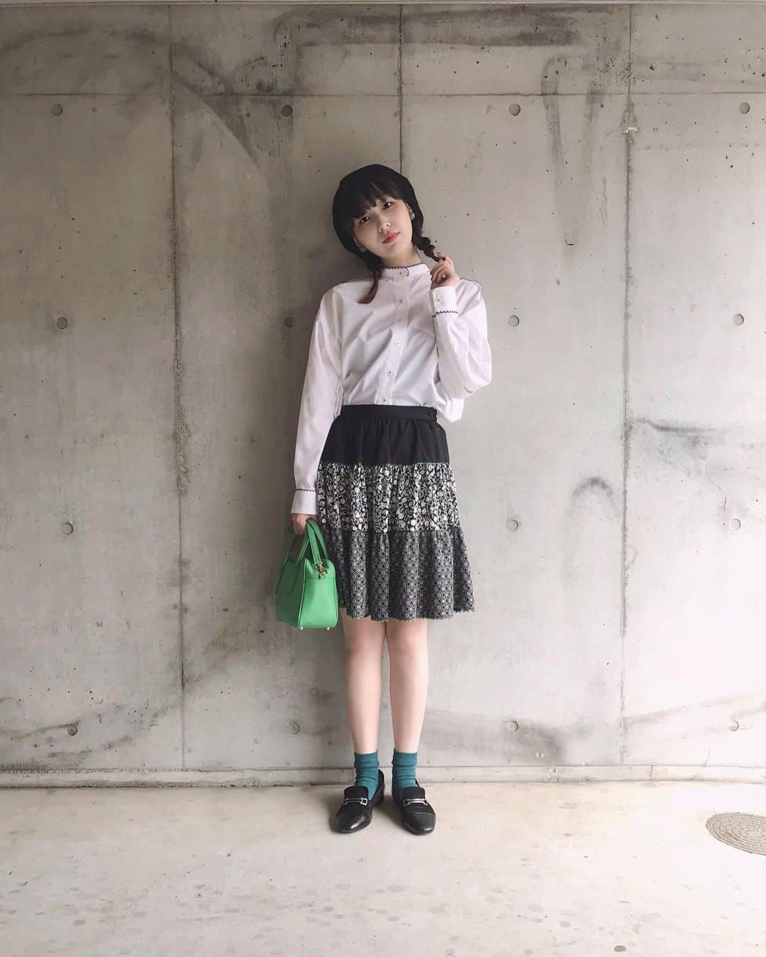 真山朔のインスタグラム：「おでかけした🌱 おしゃれした🌲」