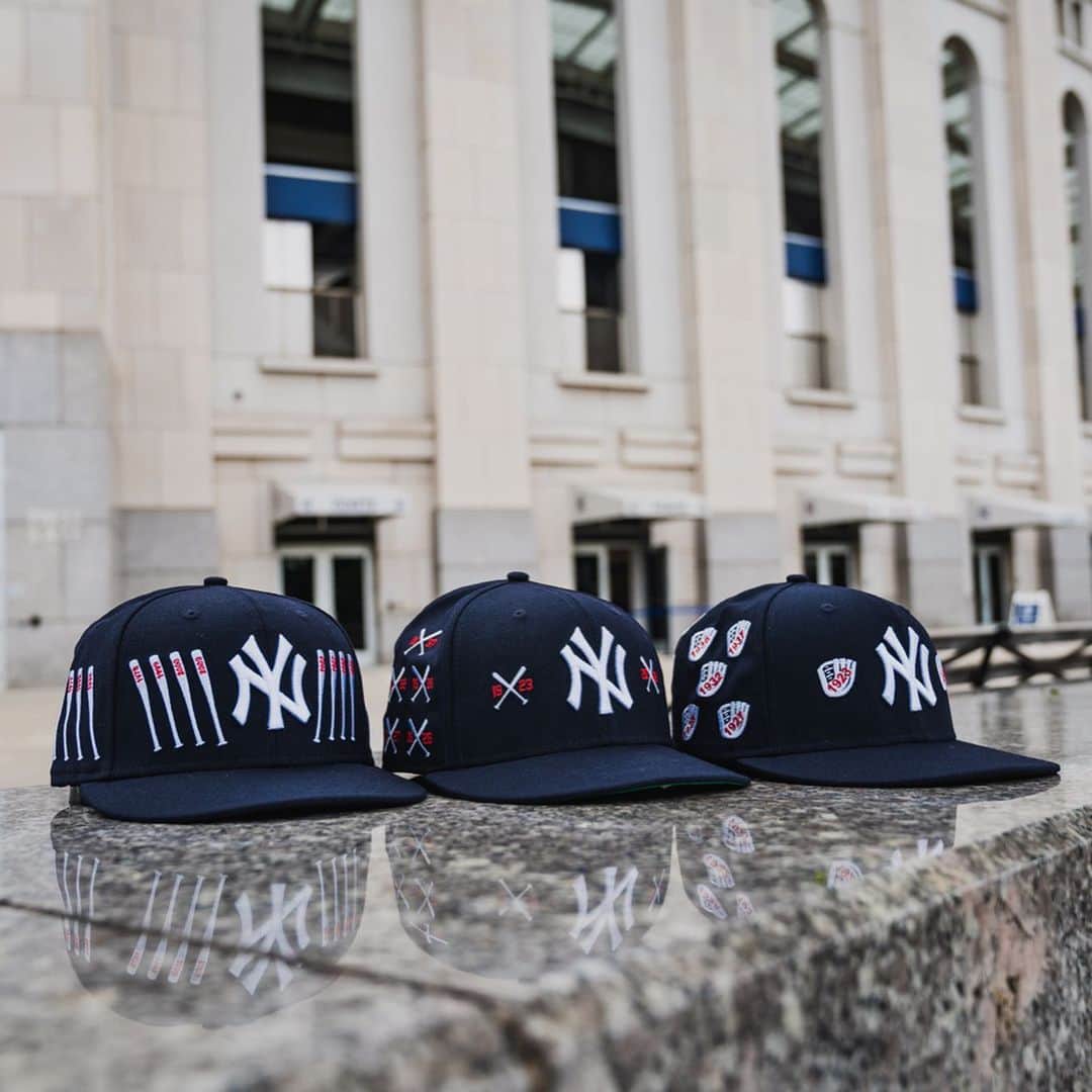 ニューエラ・キャップのインスタグラム：「Introducing the #NewEraCap x A Spike Lee Joint Collection. A unique collection of caps, designed in collaboration with Spike Lee, celebrating the New York Yankees 27 World Series Championships. Limited quantities available at neweracap.com @officialspikelee」