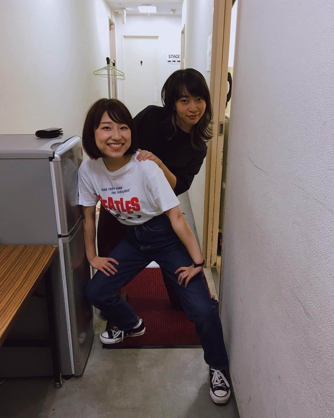 関取花のインスタグラム：「大阪でヒグチアイさんとライブでした☺️アイさんの歌は木々のざわめきみたいだなって思います。時に優しく時に厳しく、孤独を許してくれるような。またご一緒したいな🌳 今日はBrian the Sunのはるきくんも遊びに来てくれたよ🧢ありがとうございました！ #関取花」