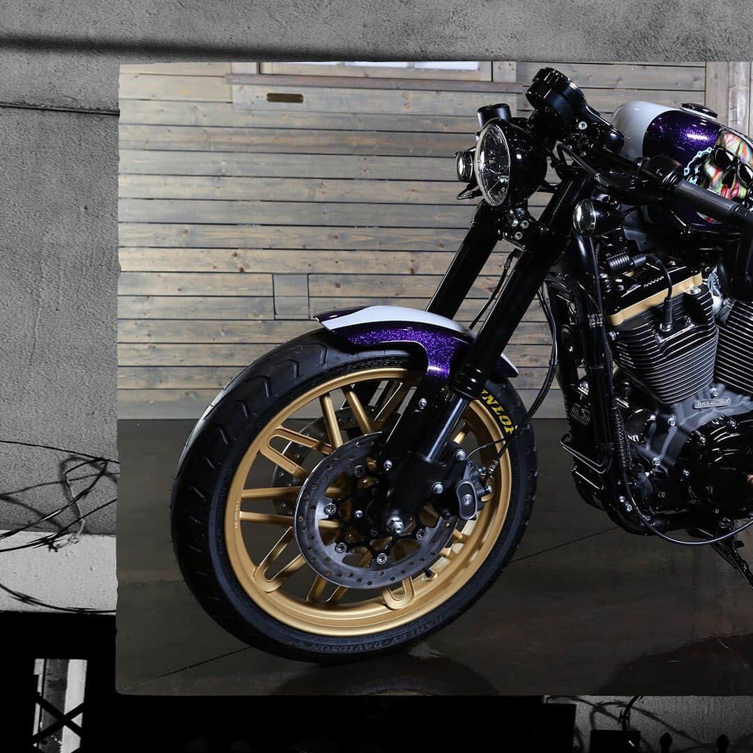 Harley-Davidsonさんのインスタグラム写真 - (Harley-DavidsonInstagram)「Inspired by royalty, built by @foxriverhd  Check out #BattleoftheKing’s Race category winner Purple Reign. #HarleyDavidson」9月19日 1時00分 - harleydavidson