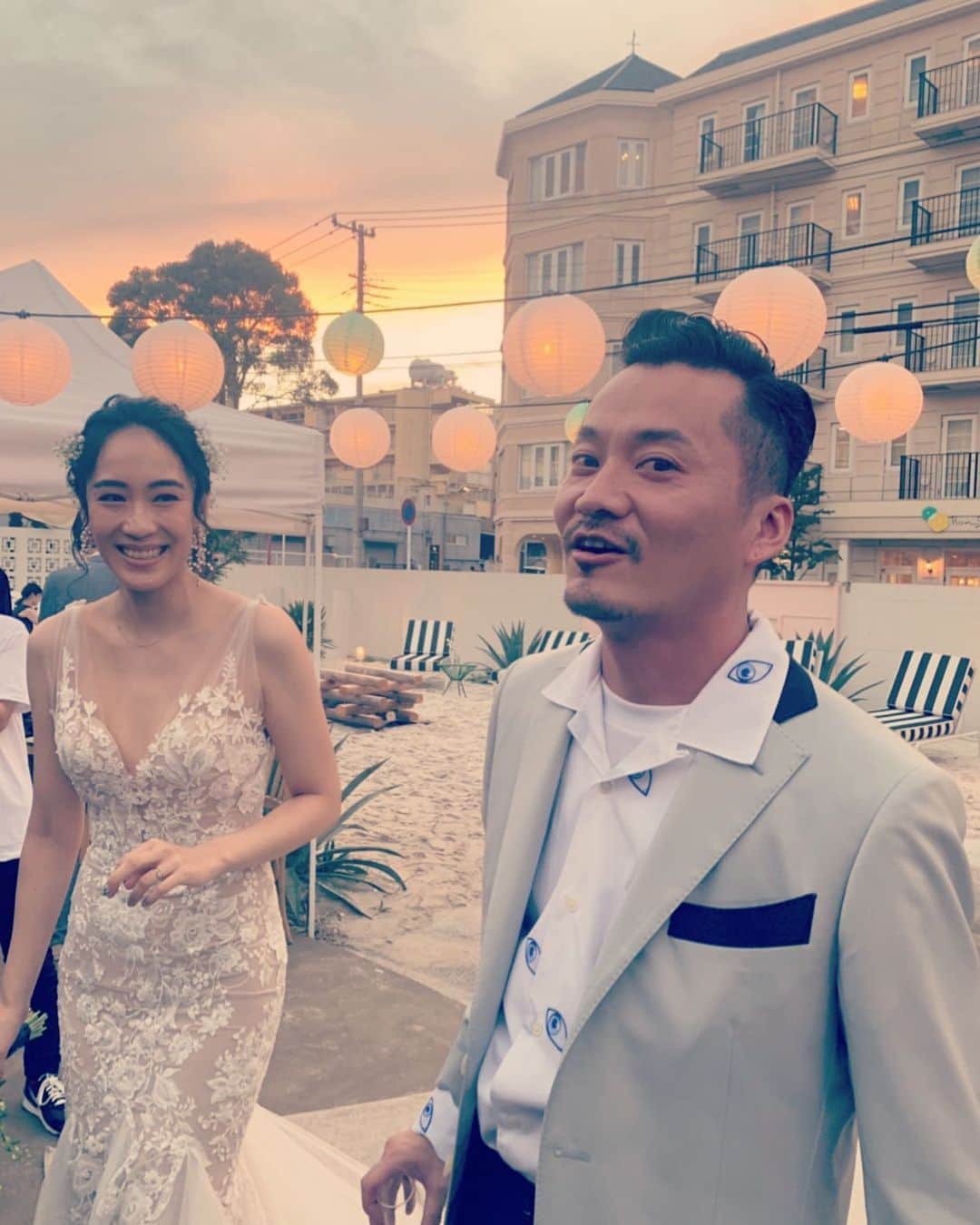 三田真一さんのインスタグラム写真 - (三田真一Instagram)「USK & SALLY結婚おめでとう㊗️」9月19日 1時12分 - mitershinichi
