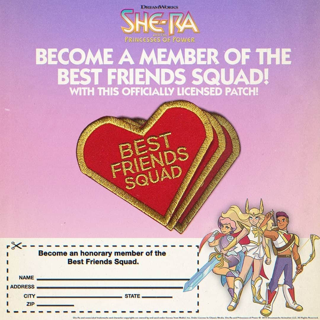 ハンチョロさんのインスタグラム写真 - (ハンチョロInstagram)「Now you can be a member of the Best Friends Squad when you pre-order September 19th!  #dreamworksshera #shera #bow #glimmer #enamelpins #bestfriendsquad」9月19日 1時05分 - hancholodesigns