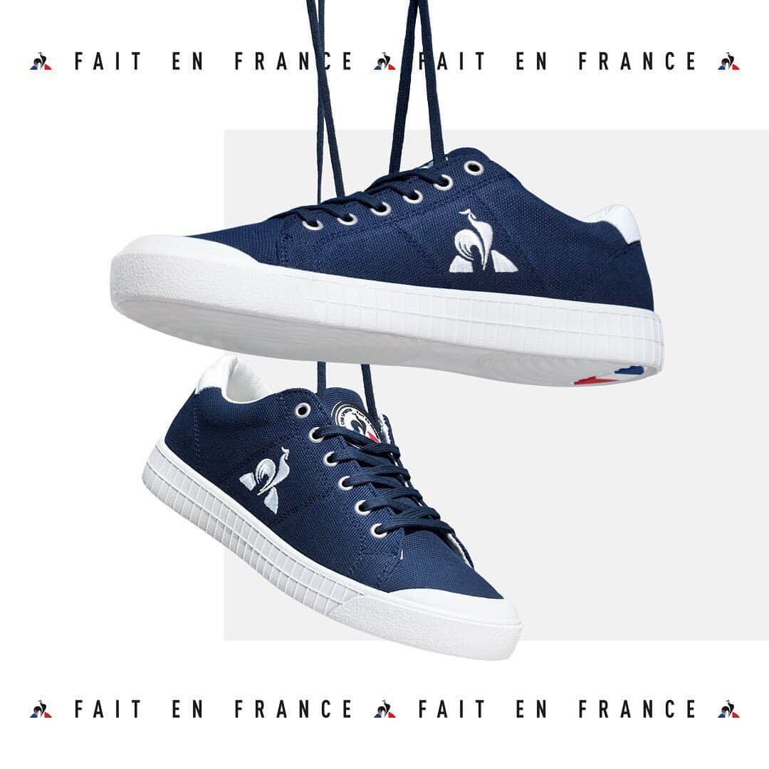ルコックスポルティフさんのインスタグラム写真 - (ルコックスポルティフInstagram)「#NEW La Tennis, chaussure en toile conçue et fabriquée en France. 🇫🇷 #MIF 🛍 Disponible sur notre eshop et nos boutiques #lecoqsportif.  #ShareYourLCS #Sneakers」9月19日 1時23分 - lecoqsportif