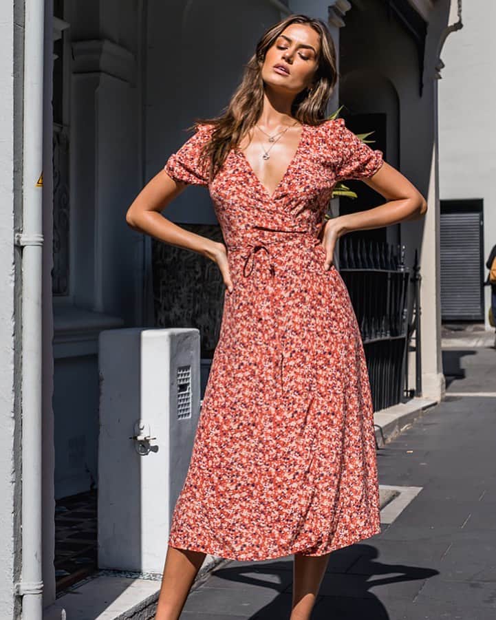 KOOKAI さんのインスタグラム写真 - (KOOKAI Instagram)「New arrivals • The Tallis Wrap Dress has just landed in boutiques and online. Tap to shop •• #kookai」9月19日 12時16分 - kookai_australia
