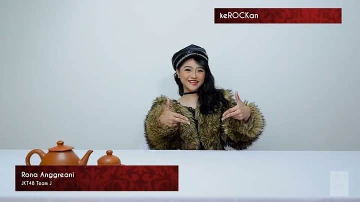 ロナ・アングラエニのインスタグラム：「Jangan ditonton sampe abis nanti nyesel! . .  #keROCKan #KEROKAN #KEmbalikanROnaKEdepAN #pemilihanmembersingleoriginaljkt48 #jkt48sousenkyo2019 #NATASHAwiRONA」