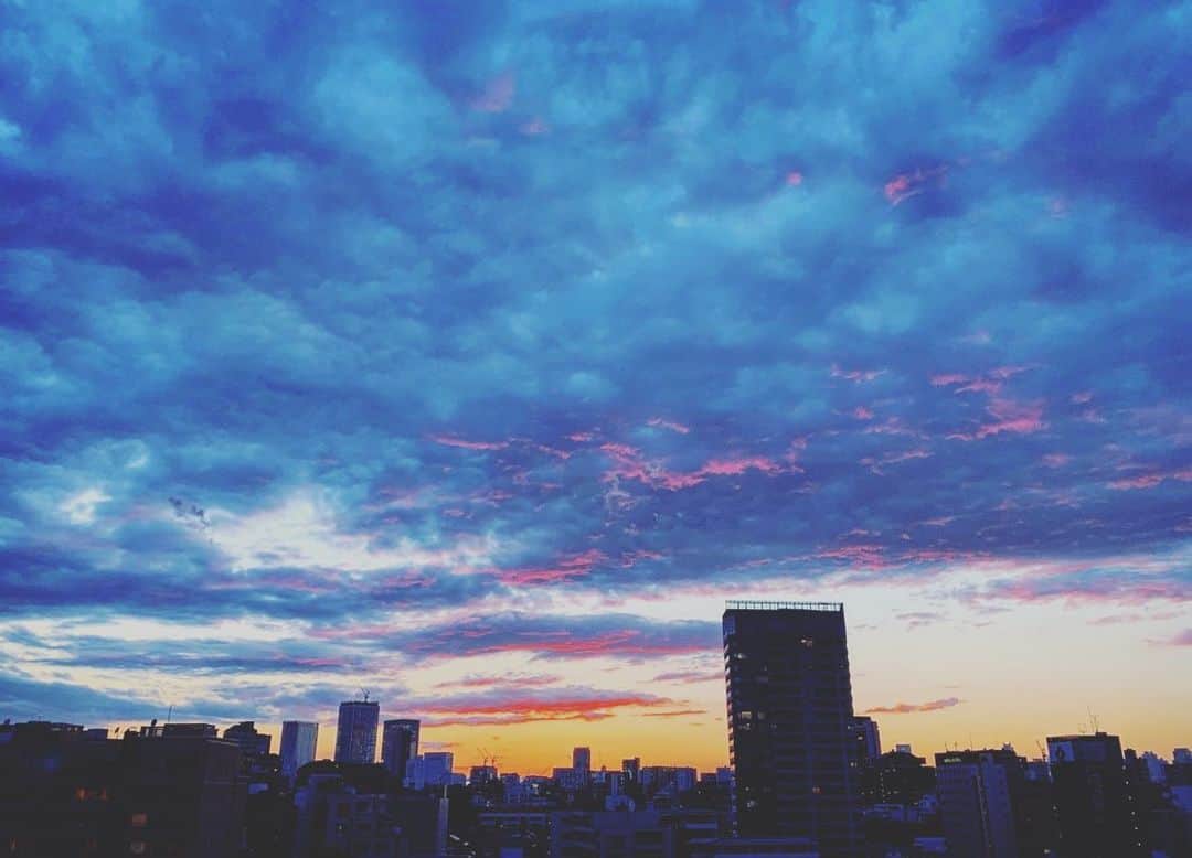 澤田友美さんのインスタグラム写真 - (澤田友美Instagram)「. 空が神さまのキャンバスみたいって思う  こうゆう時。🙊✨ . . . #sunset#tokyo#sky#japan」9月19日 4時00分 - tomomi__sawada