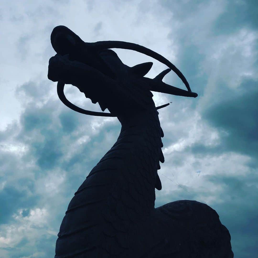 のインスタグラム：「#天竜川 ＃駒ヶ根 #竜 #欄干 #龍のいる川 #龍のいる町」