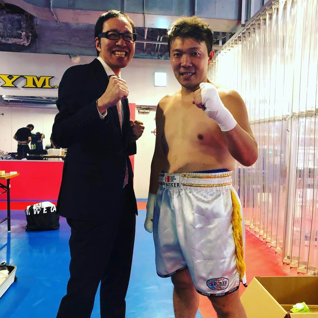 オラキオさんのインスタグラム写真 - (オラキオInstagram)「KAT-TUNさんのタメ旅プラスボクシング対決。受け入れてくれたKAT-TUNさん闘ってくれた上田さんに感謝しかありません。そして！清野さんに実況していただいて感動！ #kattun #タメ旅プラス #清野茂樹 #オラキオ」9月19日 7時45分 - matsuyukiorakio