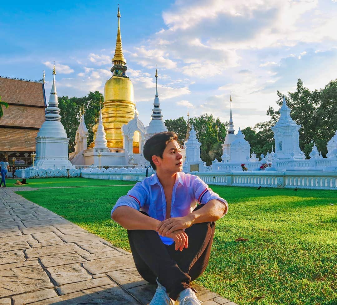 アイス・サランユーのインスタグラム：「♾ #chiangmai  #Thailand」