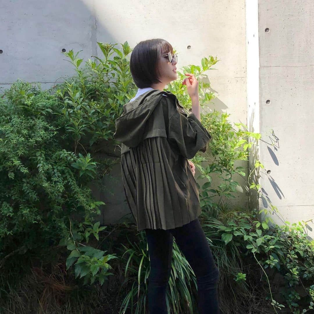 池上紗理依さんのインスタグラム写真 - (池上紗理依Instagram)「昨日はなんだか寝付けなくて今日とても眠い…😪😪 私服は @micoameriofficial のジャケットを羽織ったよう」9月19日 13時43分 - sarii_ikegami