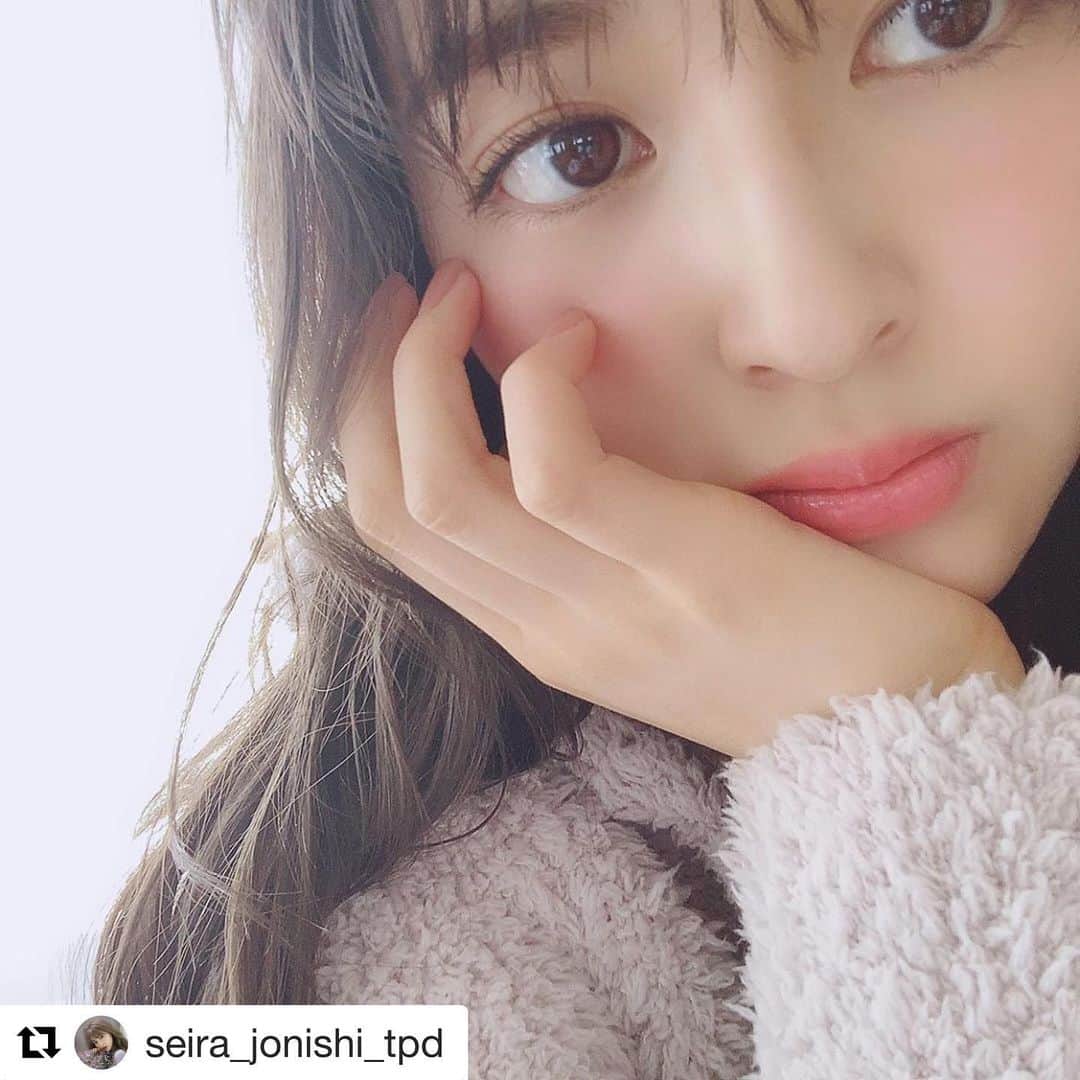 のインスタグラム：「#Repost @seira_jonishi_tpd with @get_repost ・・・ Ray撮影中💗もっこもこー💗」