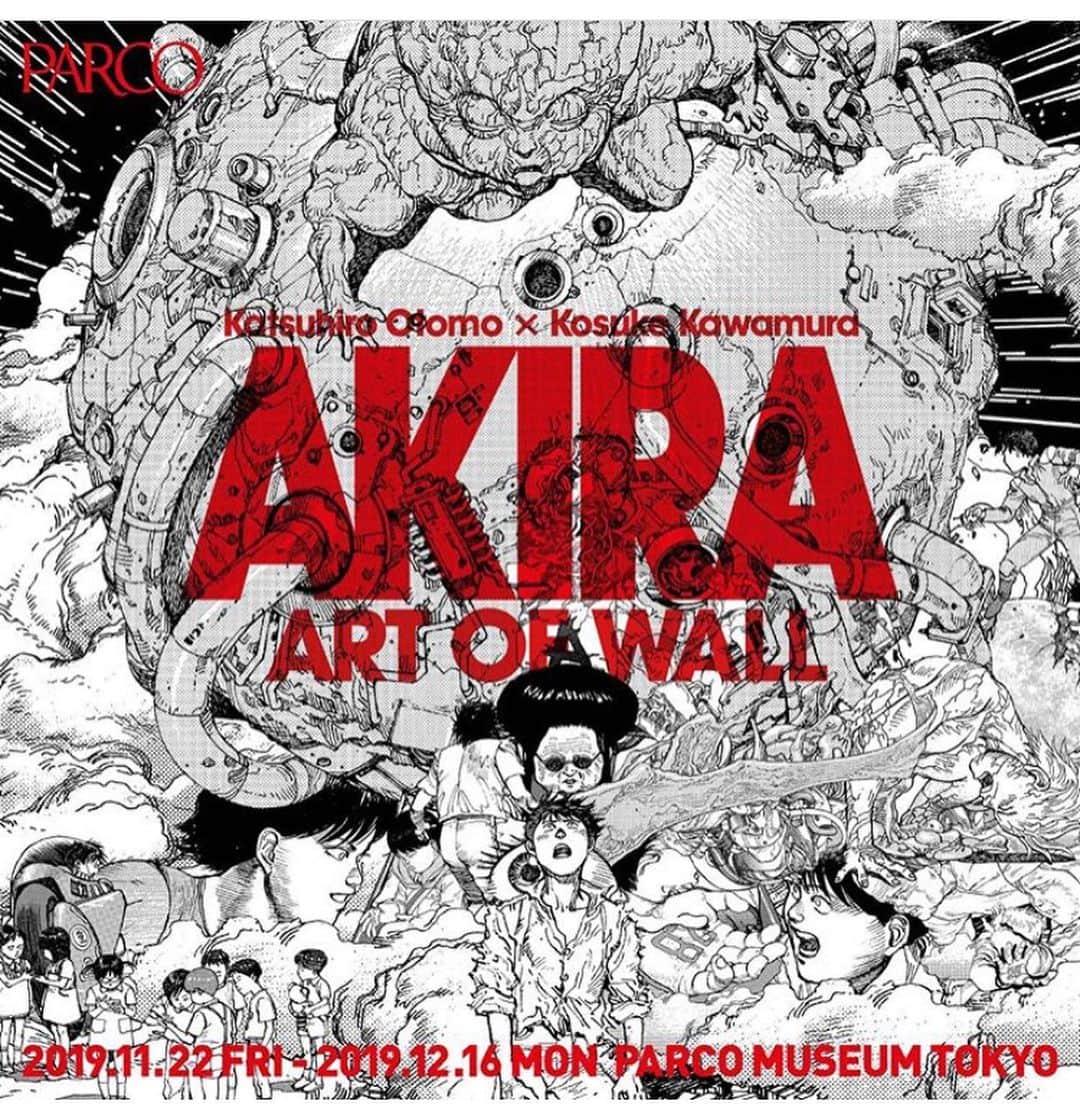 YOSHIROTTENのインスタグラム：「キービジュアルあるから コンセプト、空間構成まで！🔨 AKIRAが2019年に本当に現れる❓  @parco_shibuya_official @parco_art  @kosukekawamura @yar.tokyo」