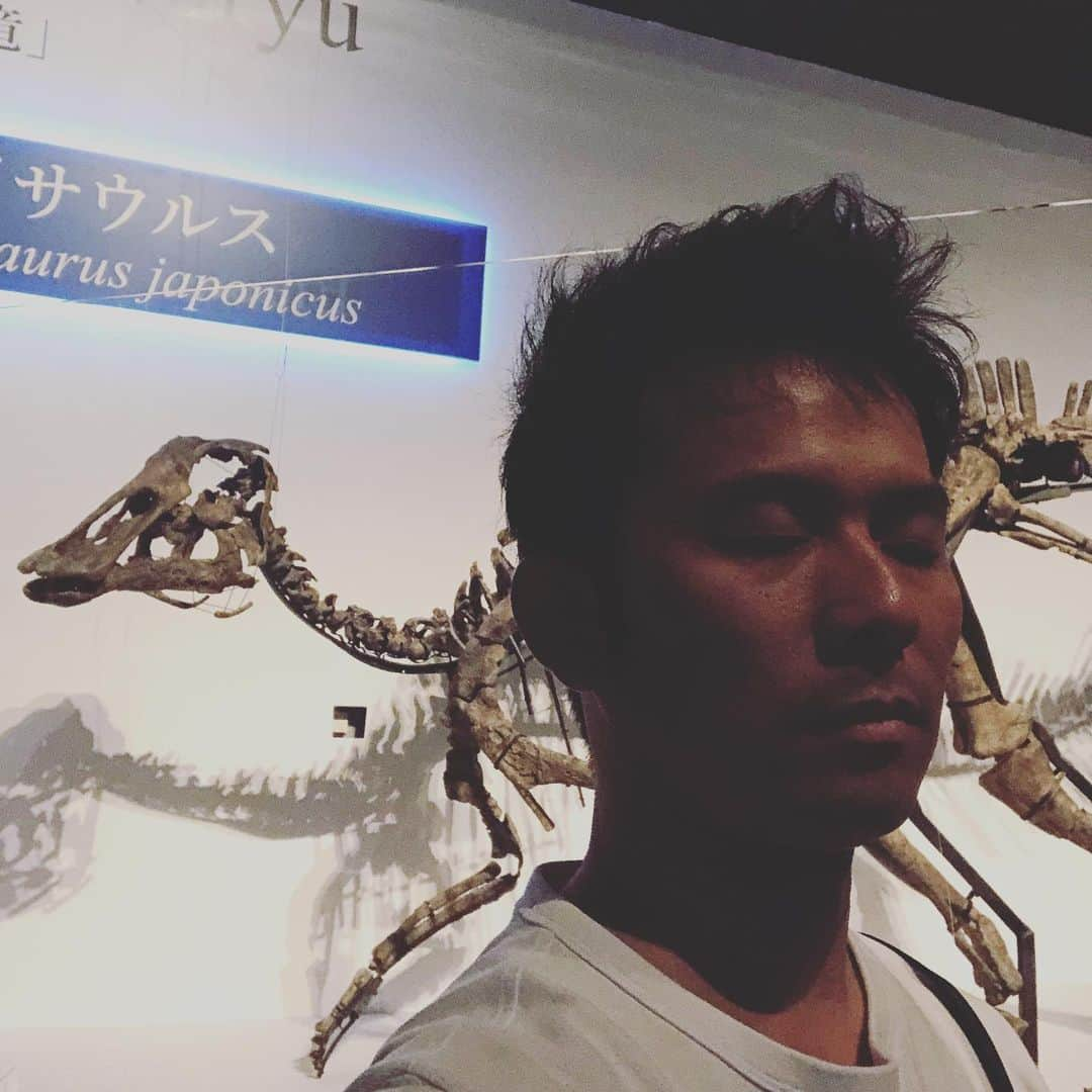 おかゆ太郎のインスタグラム：「恐竜博2019 #カムイサウルス」