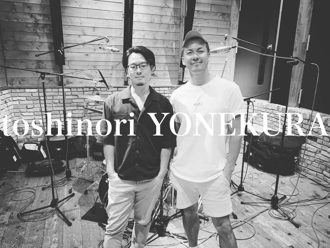 米倉利紀さんのインスタグラム写真 - (米倉利紀Instagram)「BRAND NEW ALBUM recording: day eight with yoshitaka shirane - drums」9月19日 17時39分 - toshi_yonekura