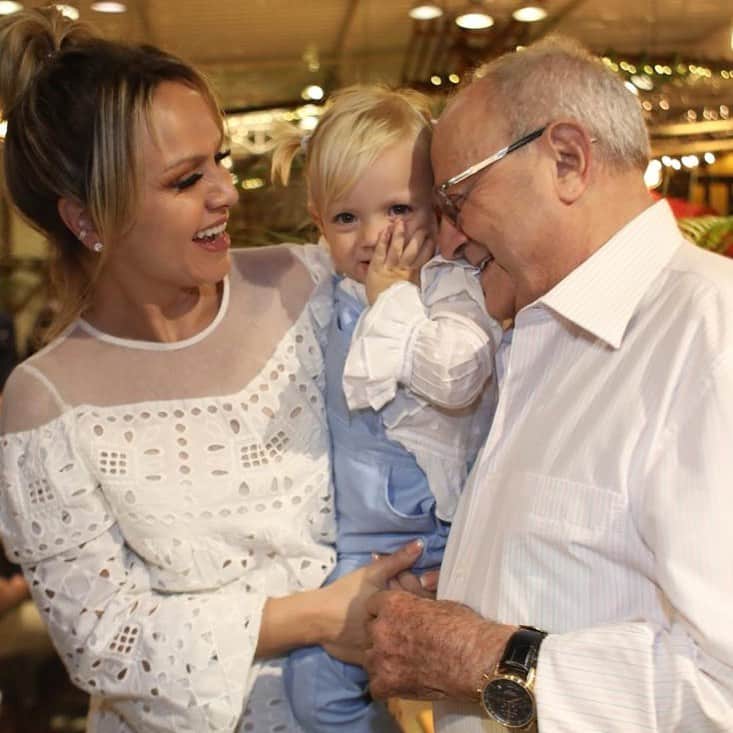 Eliana Michaelichin Bezerraのインスタグラム：「88 anos do vovô José! Parabéns meu pai, que Deus lhe cubra de benção, amor e saúde. Feliz aniversário.」
