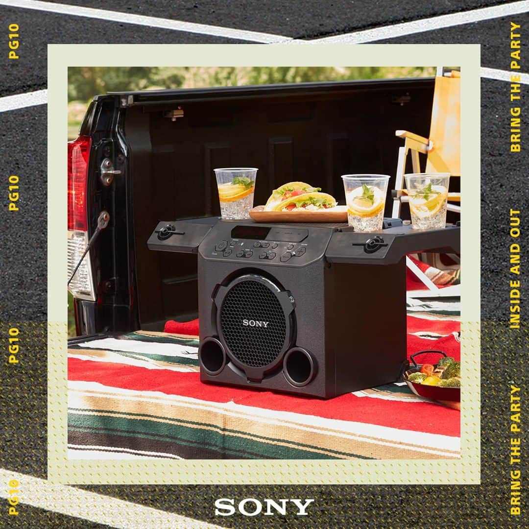 sonyさんのインスタグラム写真 - (sonyInstagram)「Pre-game party mode on. 🏈 (The PG10 portable wireless speaker.) #SonyAudio」9月20日 7時05分 - sonyelectronics