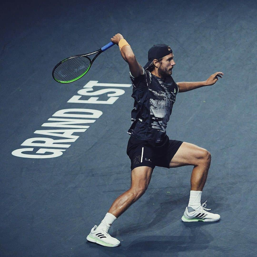 リュカ・プイユさんのインスタグラム写真 - (リュカ・プイユInstagram)「Locked In ✔️ 💥🔥‼️💯✌️🎾👊 @moselleopen 📸©️ @cocodubreuil」9月20日 5時38分 - lucaspouille