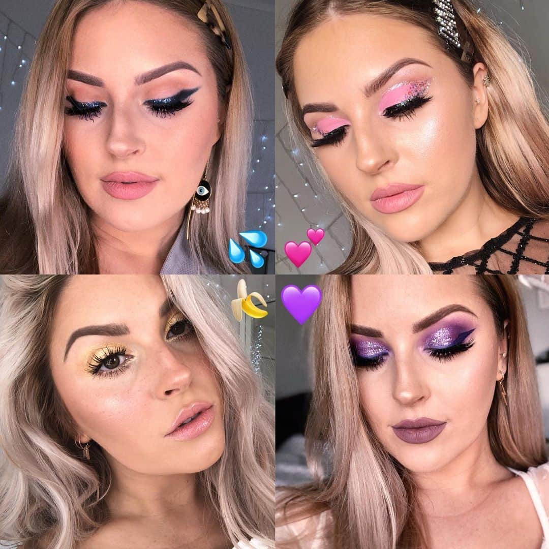 Shannonのインスタグラム：「Which look would you choose if you had to pick? 🥰 I think I would go for 💦 or 💜」