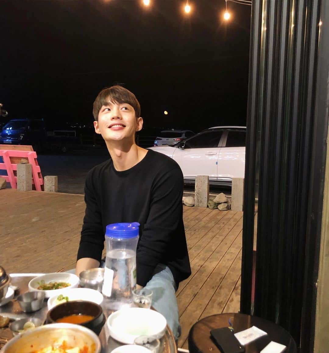 ノ・ソンスさんのインスタグラム写真 - (ノ・ソンスInstagram)「제주도에서 #흑돼지 🐷」9月19日 22時14分 - noh_sungsoo