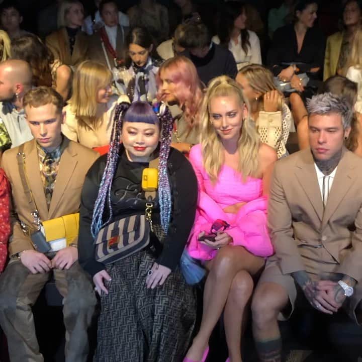 稲木ジョージのインスタグラム：「@fendi @fendi @fendi ❤️❤️❤️」