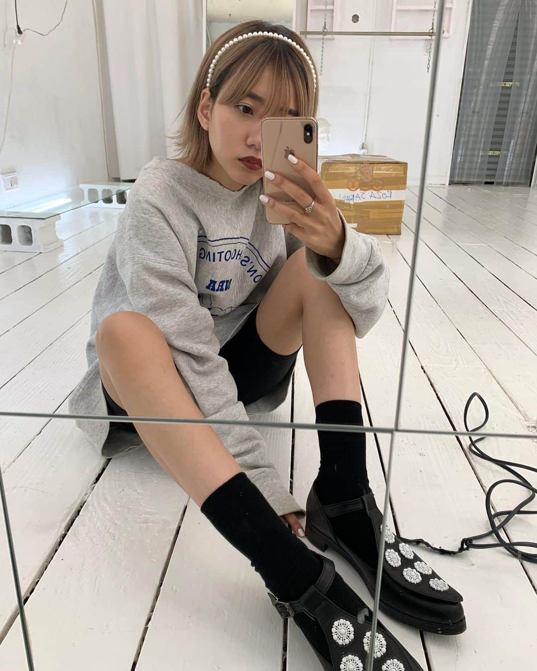 藤田日和のインスタグラム：「髪色見納め🐩」