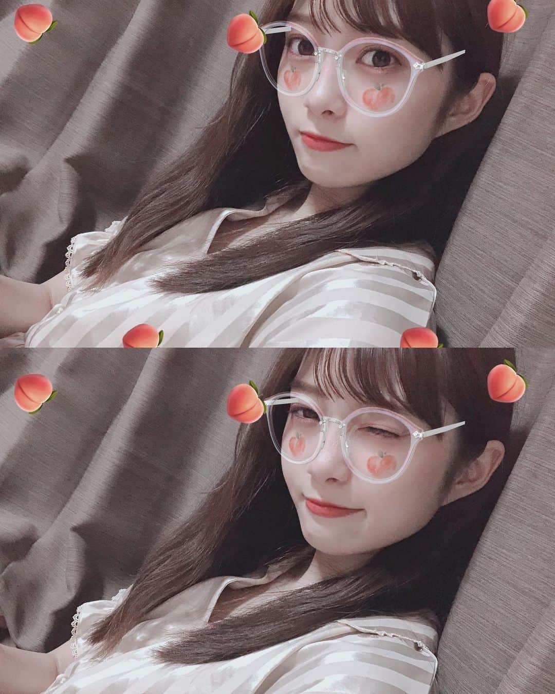 のインスタグラム：「ふぅ〜今日も1日よく頑張った︎︎︎︎︎☺︎ みんなもお疲れ様︎︎︎︎︎☺︎ おやすみなさい〜」