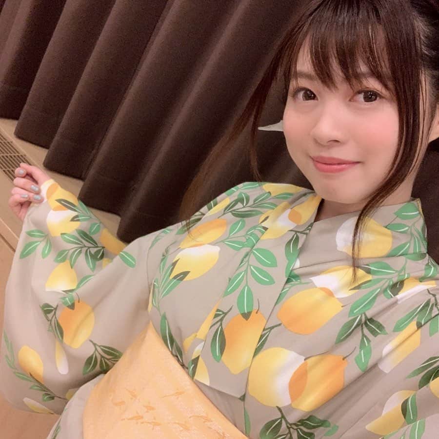 鈴木このみのインスタグラム：「夏の思い出。 浴衣の髪型お気に入りです👘」