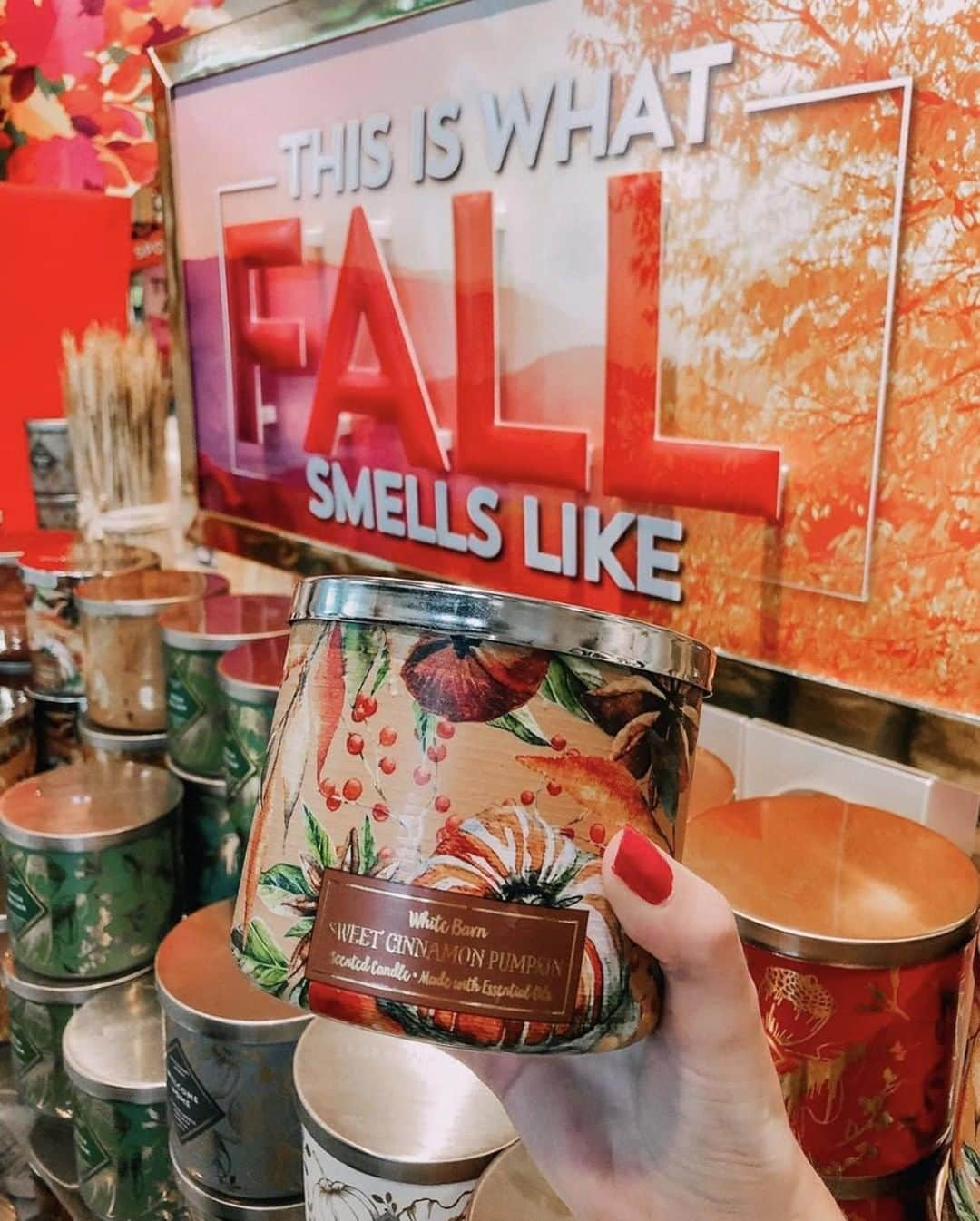 Bath & Body Worksさんのインスタグラム写真 - (Bath & Body WorksInstagram)「🍂 What does Fall smell like to you?! 🍂 Tell us in the comments 👇」9月20日 0時00分 - bathandbodyworks