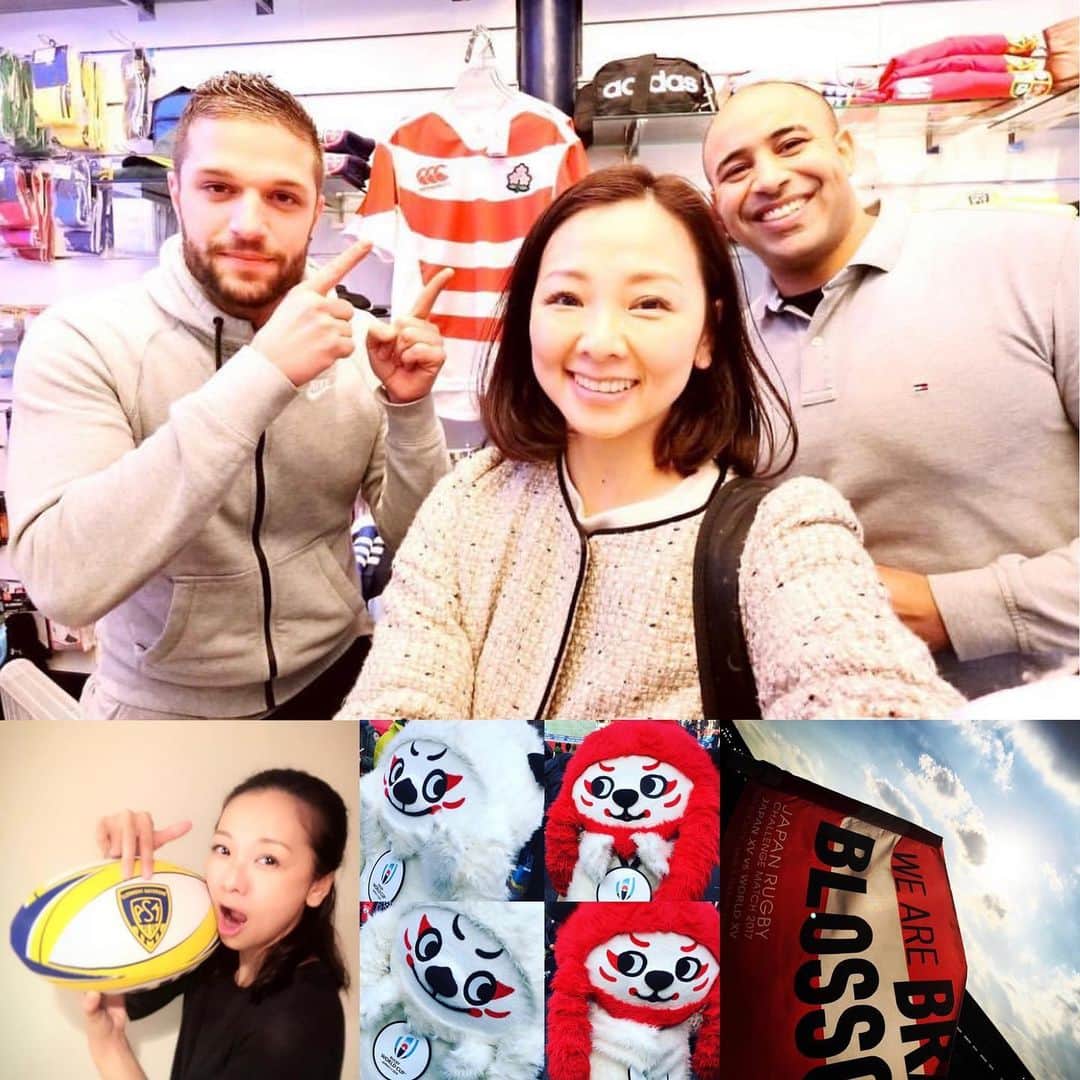 宍戸留美のインスタグラム：「ラグビーファン歴4年生の私！ 毎日観るほど、大好きになりました！ 選手の皆さん、素晴らしいパフォーマンスを期待しています！ いよいよ本日、W杯日本で開催！ #RWC東京  #RWC2019  #rugby #FranceRugby #rugbyworldcupjp  #rugbyjp #OneTeam  #BRAVEを届けよう #RWC2019  #JPNvRUS  #RWC東京」