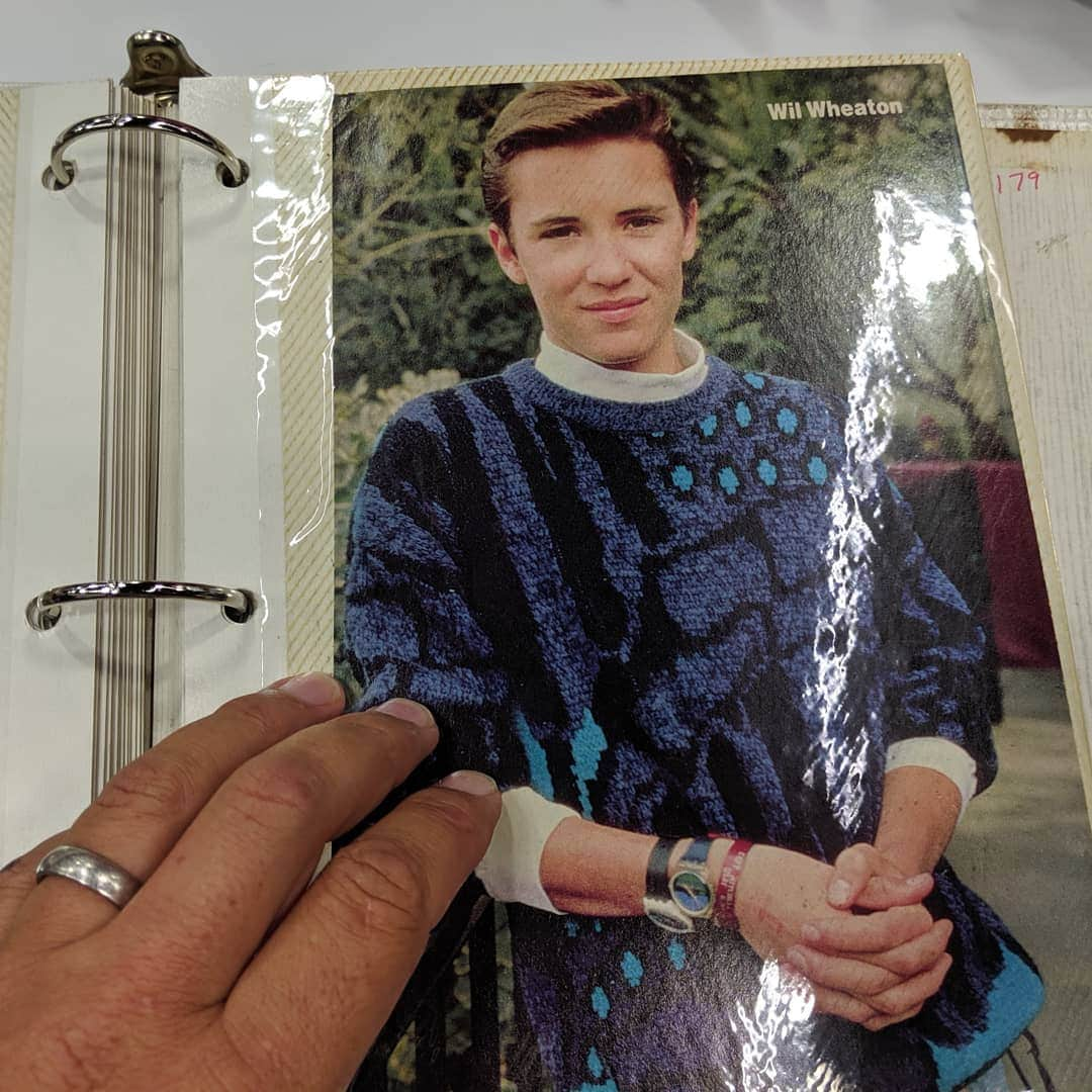 ウィル・ウィトンさんのインスタグラム写真 - (ウィル・ウィトンInstagram)「#tbt the awkward teen magazine years.  I didn't get her name, but a lovely woman in Portland brought me her collection, now at least 35 years old, of clippings from teen magazines I was in, when I was a kid  Please enjoy my awkwardness, on full display, and be grateful your blunder years are private.」9月20日 2時03分 - itswilwheaton