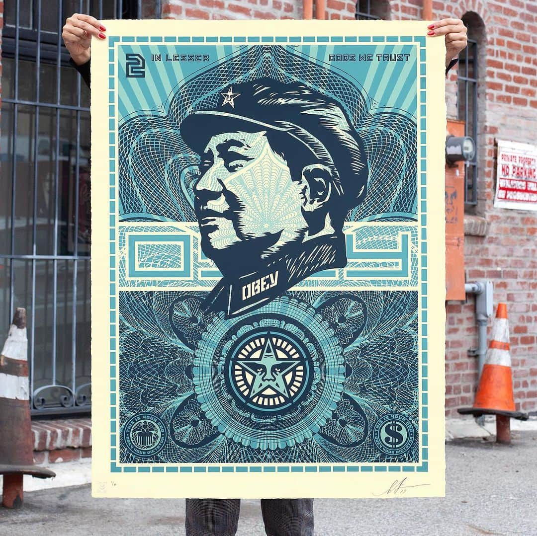 Shepard Faireyさんのインスタグラム写真 - (Shepard FaireyInstagram)「LESSER GODS: LENIN, MAO, AND NIXON PRINTS AVAILABLE TUESDAY, SEPTEMBER 24TH!⁠⠀ LIMITED AMOUNT SOLD AS A MATCHING NUMBERED SET at 10 AM PDT for $2,000. Remaining inventory will be sold individually at 1 PM PDT that day, $900 each.⁠ Visit the link in bio for the full history behind this collection. ⠀⠀⠀⠀⠀⠀⠀⠀⠀⁣⁠⠀⁠⠀ Lesser Gods Lenin, Lesser Gods Mao, and Lesser Gods Nixon SOLD AS A MATCHING NUMBERED SET on Tuesday, September 24th @ 10 AM PDT at store.obeygiant.com/collections/prints for $2,000. Remaining inventory sold individually at 1 PM PDT, $900 each. Serigraph on Coventry Rag, 100% Cotton Custom Archival Paper with hand-deckled edges. 30 x 41 inches. Signed by Shepard Fairey. Numbered edition of 89. Comes with a certificate of authenticity. Max order: 1 per customer/household. *Orders are not guaranteed as demand is high and inventory is limited.* Multiple orders will be refunded. International customers are responsible for import fees due upon delivery.⁣ ALL SALES FINAL.」9月20日 3時54分 - obeygiant