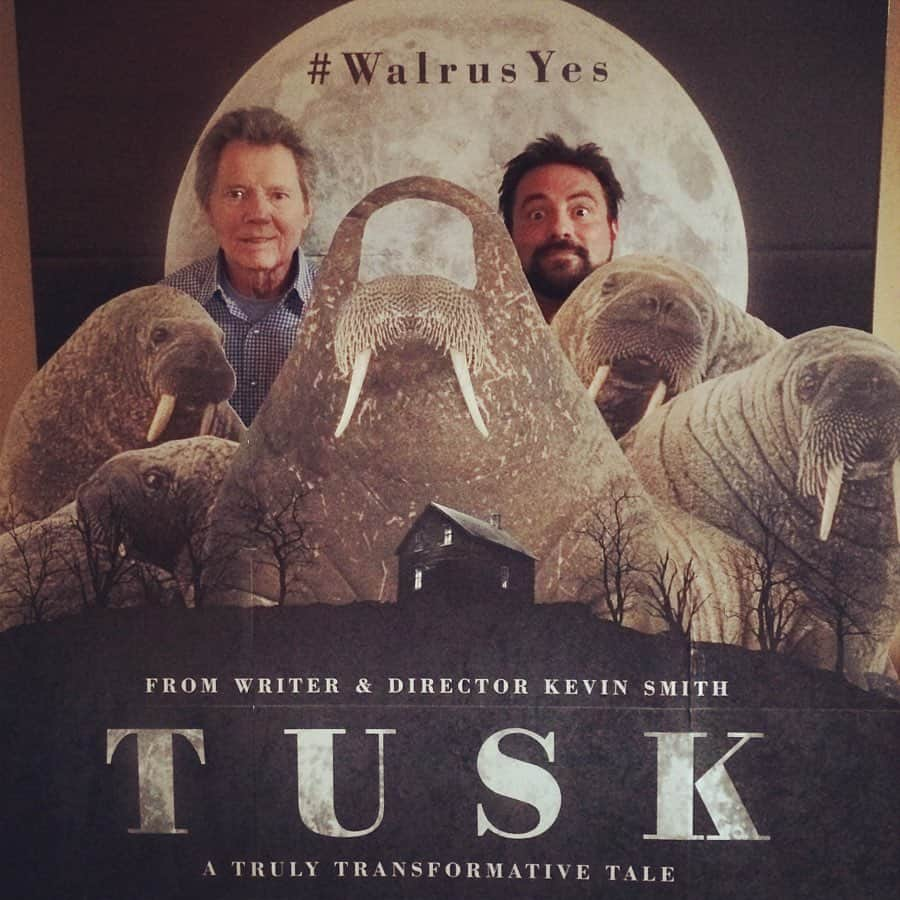 ケヴィン・スミスさんのインスタグラム写真 - (ケヴィン・スミスInstagram)「5 YEARS AGO TODAY, @tuskthemovie was released into (mostly empty) theaters across the USA by @a24! It remains one of the wildest rides I’ve ever enjoyed in my 25 year career! So to commemorate the anniversary, @joshroush has uploaded a never-before-seen BTS documentary to my @youtube channel called #WalrusYes! See me @justinlong, @hjosment, @genirodriguez, @ralphgarman, @harleyplays, the late, great #Michael Paris and more in a doc directed by @jaymewes! Watch it FREE at the link in my bio (and please subscribe to my channel while you’re there)! #KevinSmith #tusk #tuskthemovie #anniversary #documentary」9月20日 5時14分 - thatkevinsmith