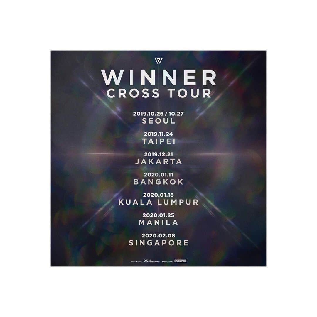 カン・スンユンさんのインスタグラム写真 - (カン・スンユンInstagram)「SOON💙 #WINNER #위너 #CROSS_TOUR #LIVENATION #YG」9月20日 16時15分 - w_n_r00