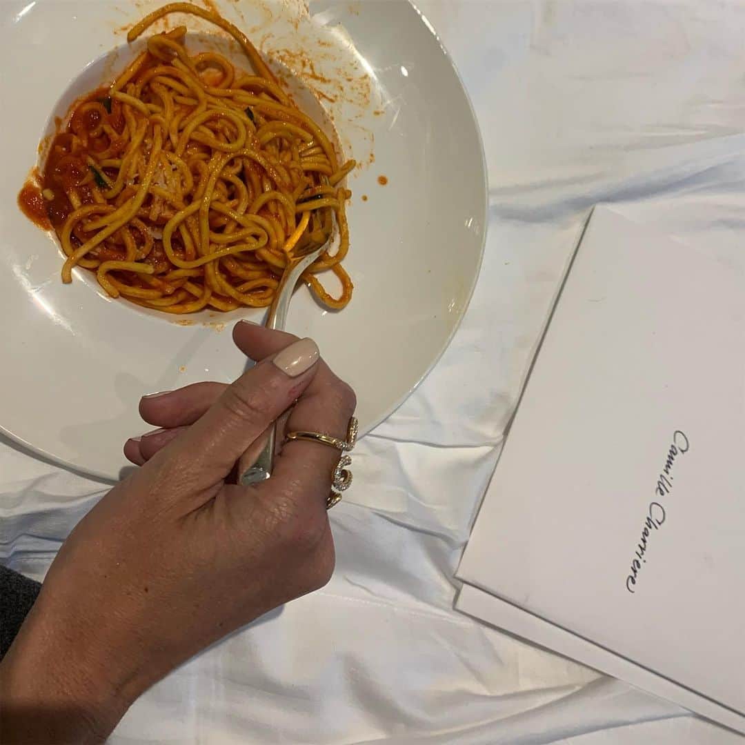 Camille Charriereさんのインスタグラム写真 - (Camille CharriereInstagram)「Eat spaghetti to forgetti your regretti」9月20日 7時40分 - camillecharriere