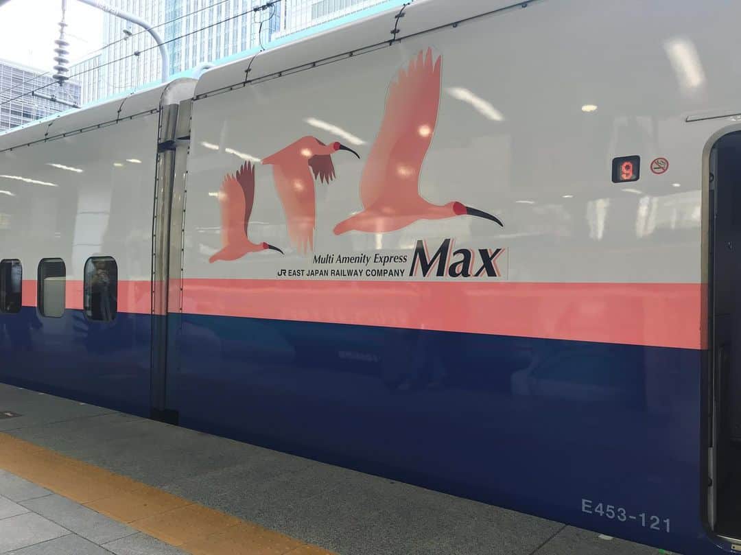 小林未来さんのインスタグラム写真 - (小林未来Instagram)「おはみらてぃ❤️ 今日から #東北 #鉄道旅 😍 スタートは #東京駅 から‼️ 2020年に引退が噂されている #2階建新幹線 #Maxとき でいってきます🚅 #グリーン車 はこれで #乗り納め かなぁ😢天井は低めだけど、2-2列と広くて、フットレストも快適👌 テレホンカード専用の電話も懐かしいよね☎️ #上越新幹線 #鉄道 #旅行好きな人と繋がりたい #新幹線 #乗り鉄 #乗り鉄女子 #鉄道女子 #JR東日本 #レールクイーン #railway #travelphotography #railwayphotography #railways_of_our_world #followme」9月20日 8時34分 - mirai.kobayashi