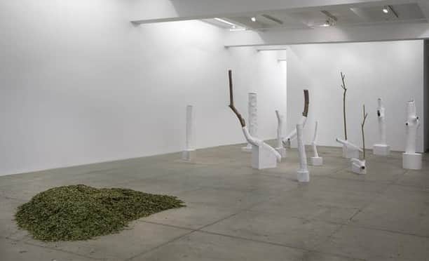 ウォントのインスタグラム：「A junction where nature meets minimal design.  Art installations by Guiseppe Penone  #wantlesessentiels #inspiration #design #art #Gagosian」