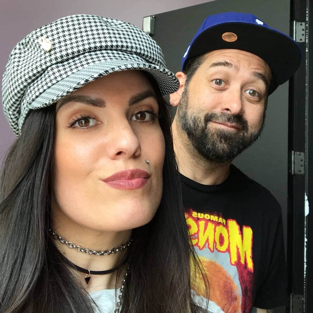のインスタグラム：「This seems loooong overdue, so I wanted to take a second and fill everyone in on some Han Cholo shenanigans. I feel like I know so many of you from the trade shows, customer service or even some DM action, but here’s some background:  Brandon and I have been together for 10 years now, and I have worked with him at Han Cholo for almost 6 years now…WHOA! I absolutely love being able to build our dream together. Even though Han Cholo started before my time, it 100% feels like something we have both put our heart and souls into.  I might not collect the toys, or be allowed to touch them 😝 but Brandon’s passion for all things nostalgic really grows on you. Sometimes I have to remind myself that I wasn’t born in the 70’s like he was - His stories are so real that I think I rushed home after school to watch Voltron on TV...but I didn’t. 😩 I feel like its time you all join us on this crazy epic journey. I want you to see all the wild, fun and sometimes tragic inner workings of Han Cholo. While Brandon designs the pieces, I design the plan.🤘🏼 Thank you to everyone that has been our day 1 fans, rocking that OG Han Cholo…and to everyone that’s just joining the party…I can’t wait to meet you all!  Cheers - Genevieve 🦄✨🧚🏼‍♀️💫」